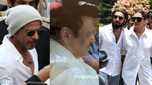 Bollywood Mourns Legend Dharmendra: Shah Rukh Khan, Govinda, Ranveer Singh and Deepika Padukone Arrive for Final Goodbye