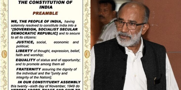 Bharatiya Janata Party MP Introduces Bill to Amend Constitution Preamble