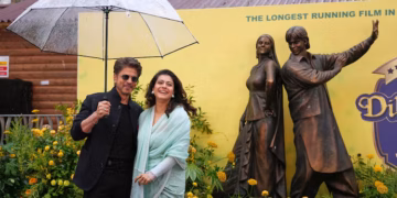 Shah Rukh Khan and Kajol’s DDLJ Statue Unveiled in London: Their Emotional Reactions Will Melt Your Heart
