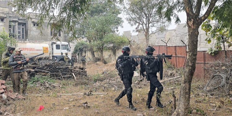 Gunfight Erupts in Kathua: Security Forces Locked in Fierce Encounter with Terrorists