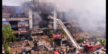 Major Fire Destroys Commercial Property in Kanpur