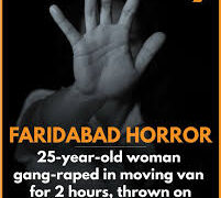 Dragged Through Fear: 25-Year-Old Woman Gangraped in Moving Car, Dumped on Haryana Road; Two Held