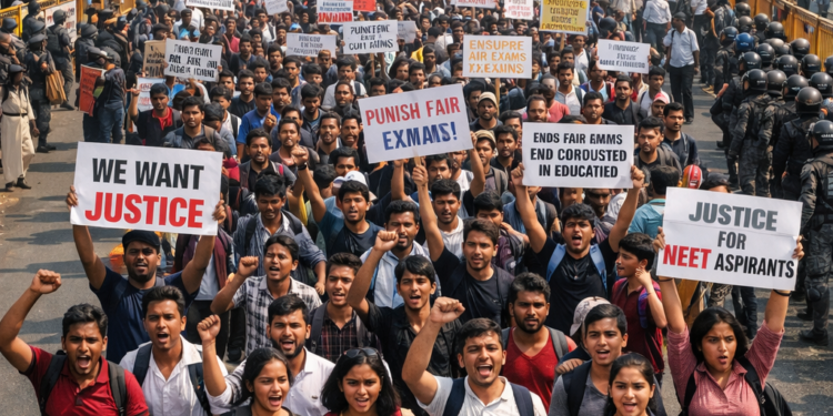 Justice March Erupts in Patna Over NEET Student Case, Public Anger Spills Onto Streets