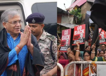 Black Flag Protest Greets CEC Gyanesh Kumar During Visit to Kalighat Temple in Kolkata
